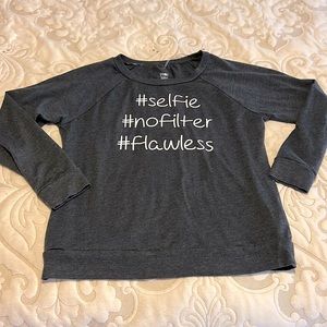 3/$20 Snooze Button top Long sleeves. Sz S. Like new. Loungewear. Pajama top